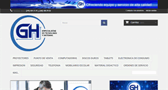 Desktop Screenshot of ghsistemas.com.mx