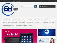 Tablet Screenshot of ghsistemas.com.mx